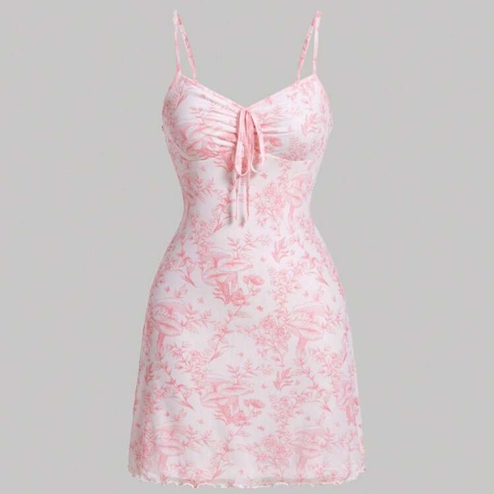 Cute white/pink short dress!